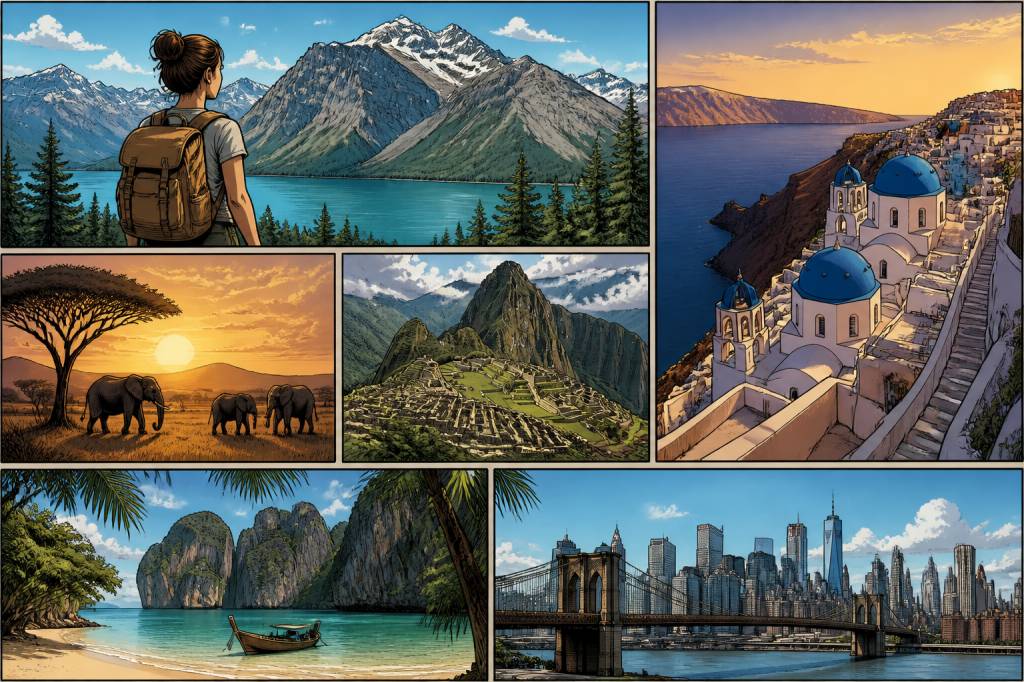 Beau texte voyage : les plus belles destinations à découvrir aux quatre coins du monde