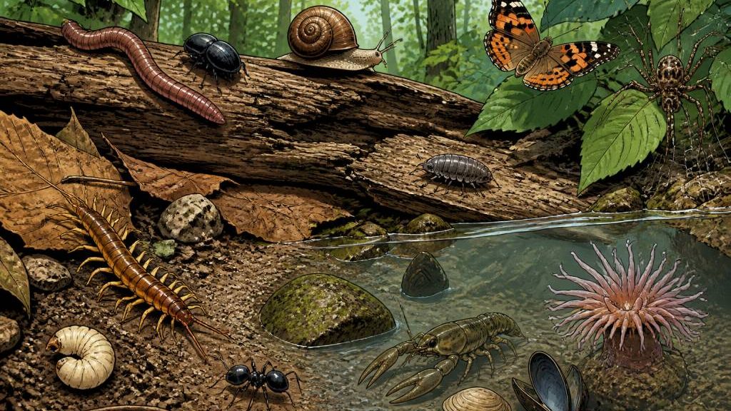 Invertébré définition : tout savoir sur les animaux sans colonne vertébrale
