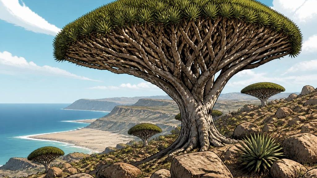 Arbre yemen : à la découverte de l’emblématique dragonnier de Socotra