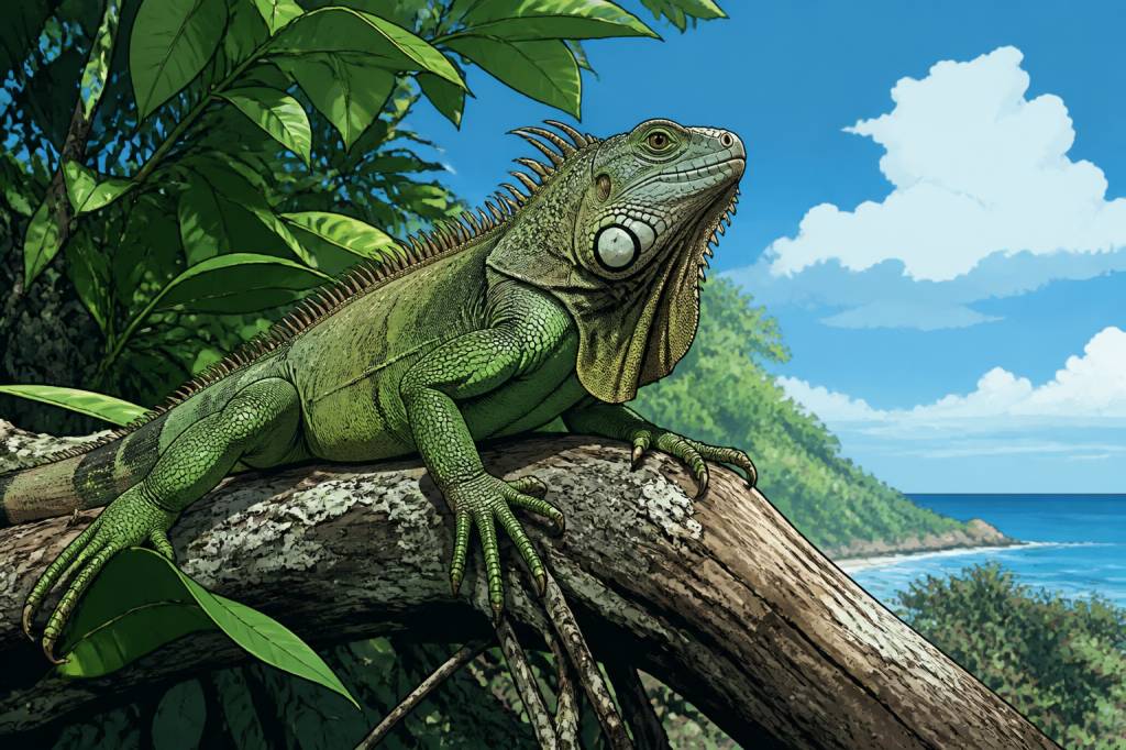 Iguane Guadeloupe : où l’observer et découvrir son habitat naturel