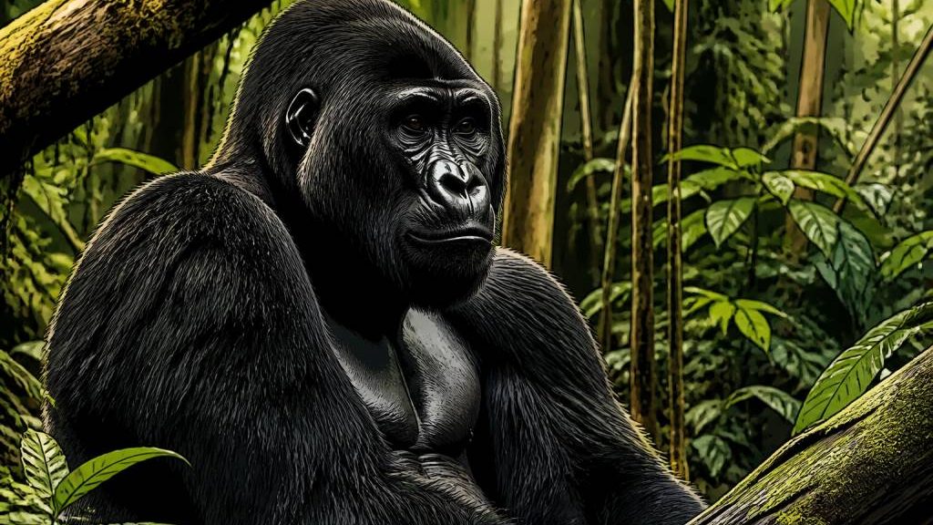 Gros singe noir : où observer ce fascinant primate à travers le monde