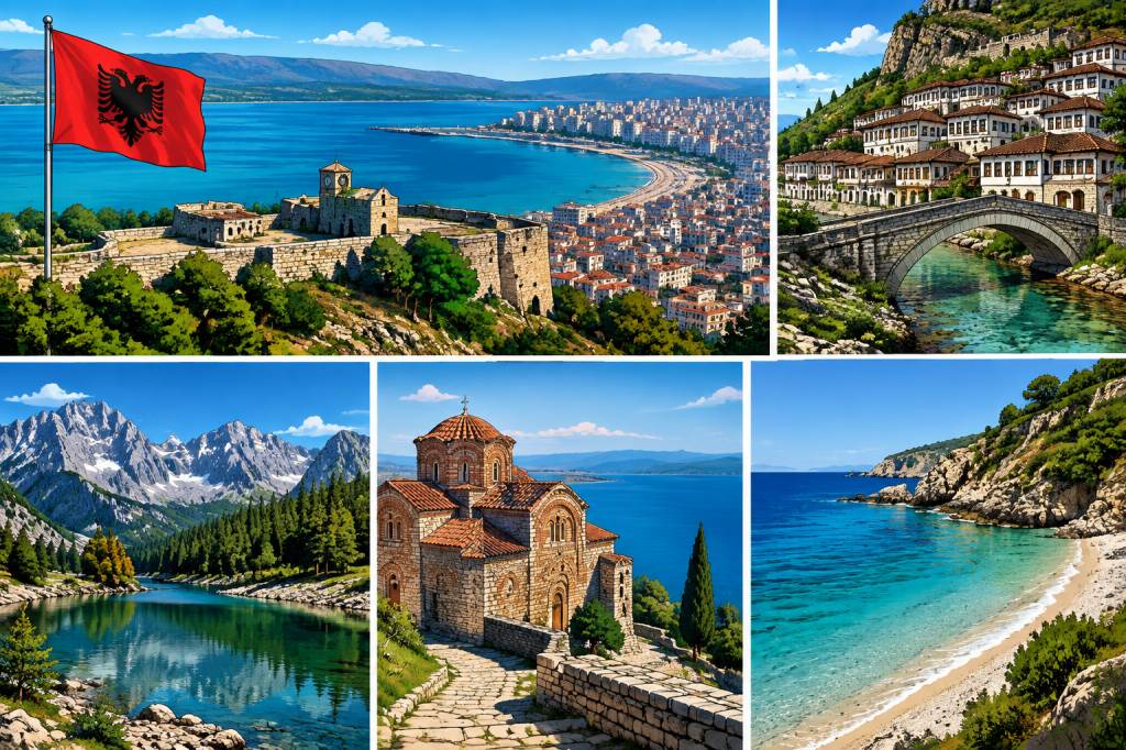 Albanie paysage ville : les plus beaux endroits à découvrir en photo