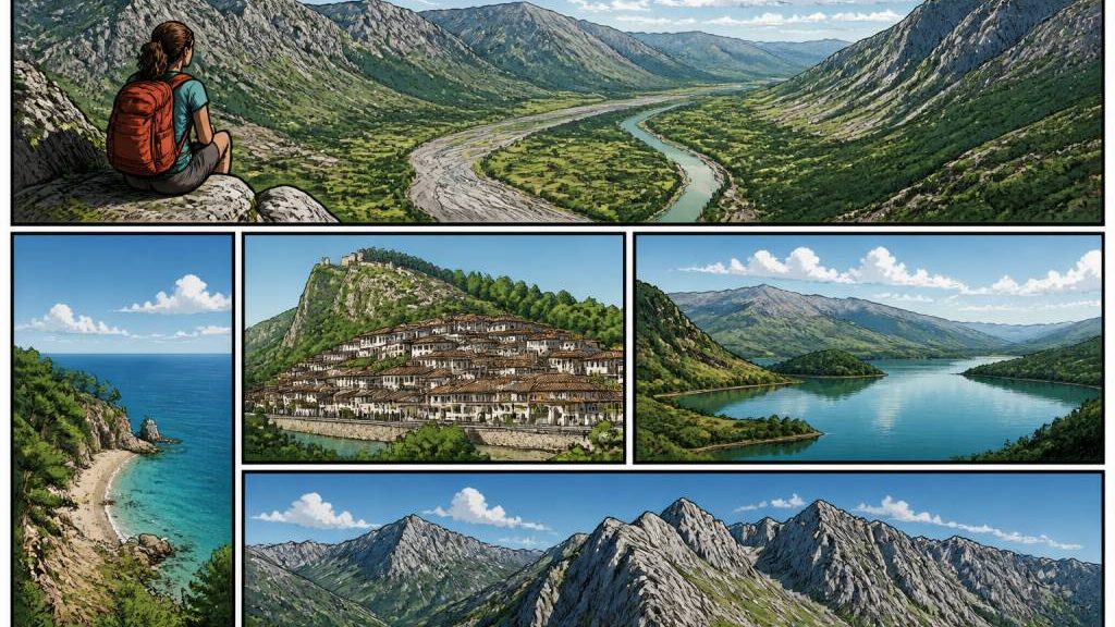 Albanie paysage : les plus beaux panoramas à découvrir en voyage