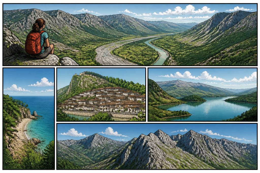 Albanie paysage : les plus beaux panoramas à découvrir en voyage