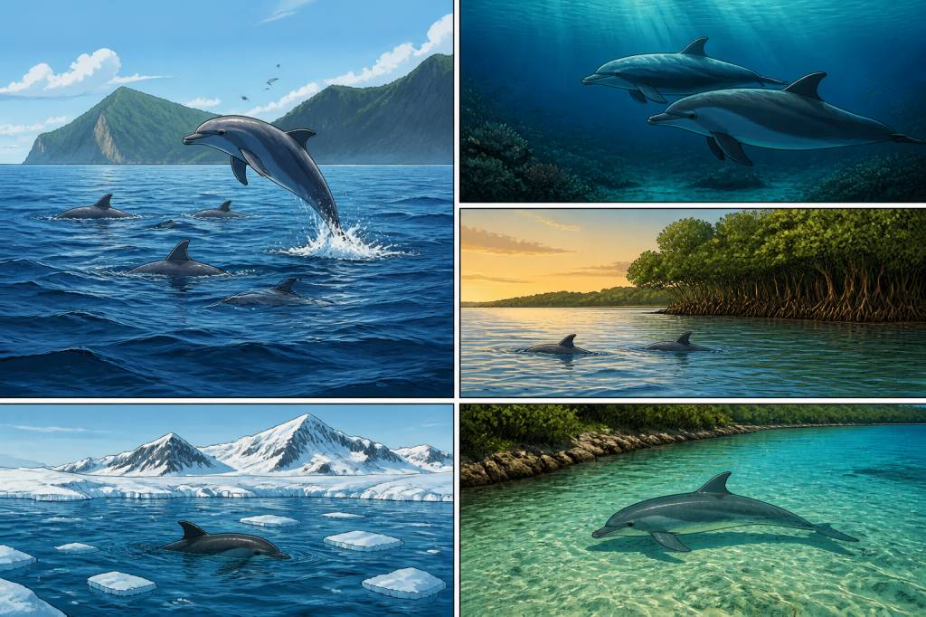 Habitat des dauphins : où vivent-ils à travers le monde ?