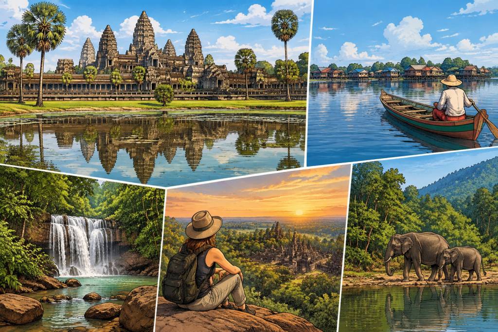 Cambodge paysage : les plus beaux sites naturels à découvrir au fil d’un itinéraire de voyage