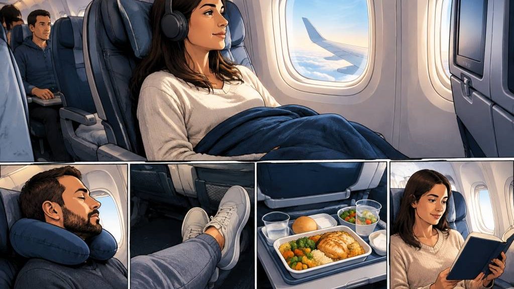Avion passagers : comment voyager confortablement lors d’un long trajet ?