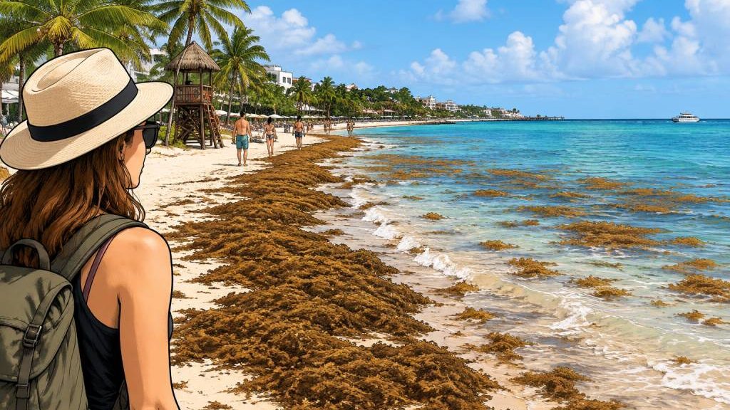 Sargasse à Playa del Carmen aujourd’hui : état des plages et conseils aux voyageurs