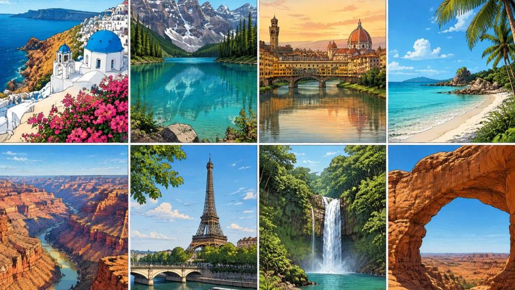 Beau endroit : 10 lieux magnifiques à découvrir lors de vos voyages