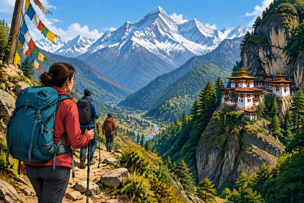 Bhoutan trekking : les plus beaux itinéraires pour explorer l’Himalaya