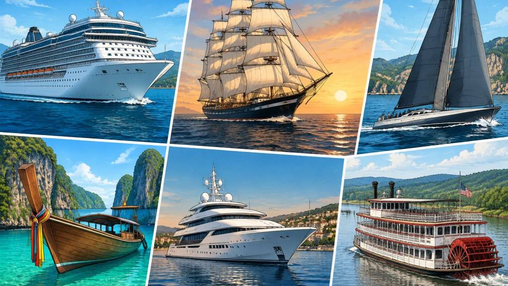 Les plus beaux bateaux du monde à découvrir en voyage