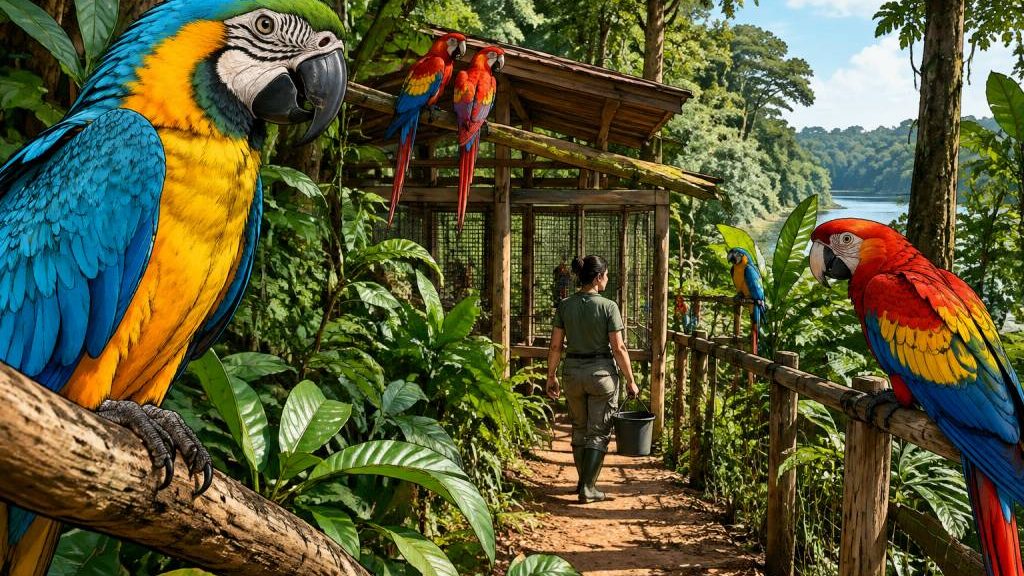Ara Guyane : découvrez le refuge des aras en pleine forêt tropicale