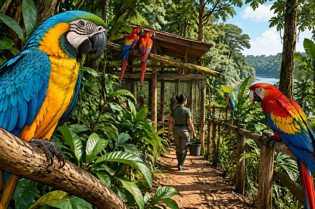 Ara Guyane : découvrez le refuge des aras en pleine forêt tropicale