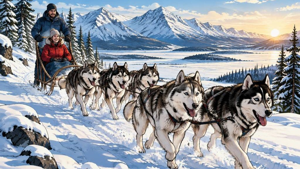 Chien de traîneau au Canada : vivre une aventure inoubliable dans le Grand Nord