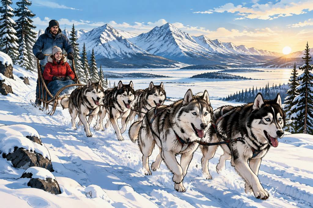 Chien de traîneau au Canada : vivre une aventure inoubliable dans le Grand Nord