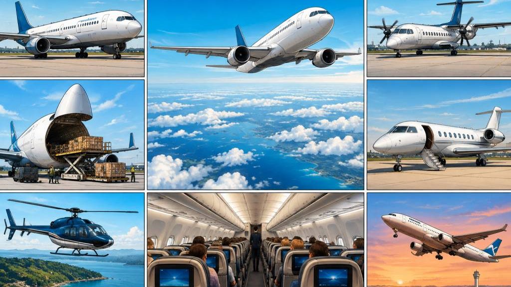 Types d’avions : découvrez les différents modèles qui vous emmènent à l’autre bout du monde
